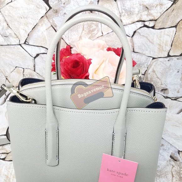 True Taupe Medium margaux Satchel Kate Spade - Picture 11 of 13